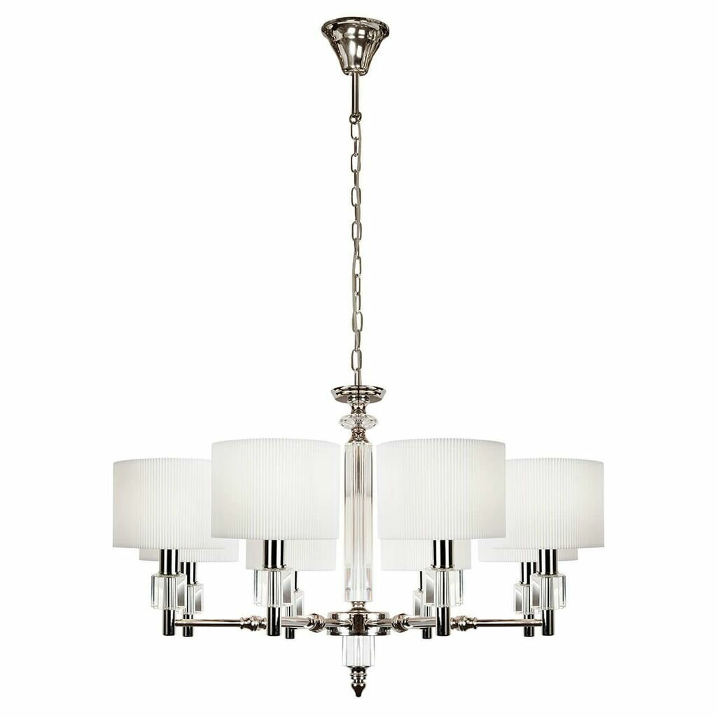 Подвесная люстра iLamp Alexa P2404-8 Nickel Подвесная люстра iLamp Alexa P2404-8 Nickel