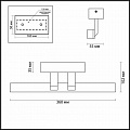 Подсветка для зеркал Odeon Light Porta 4617/8WL Подсветка для зеркал Odeon Light Porta 4617/8WL
