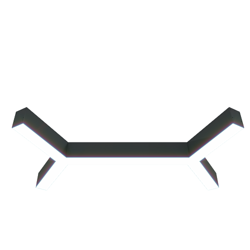 Накладной светодиодный светильник 57.6Вт 3000K