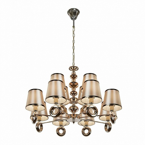 Подвесная люстра iLamp Brooklyn P2401-8+4 Nickel