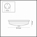 Настенно-потолочный светильник Odeon Light Marsei 4825/4C Настенно-потолочный светильник Odeon Light Marsei 4825/4C