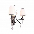 Бра Lumina Deco Glamour LDW 66247-2 WT+CHR Бра Lumina Deco Glamour LDW 66247-2 WT+CHR
