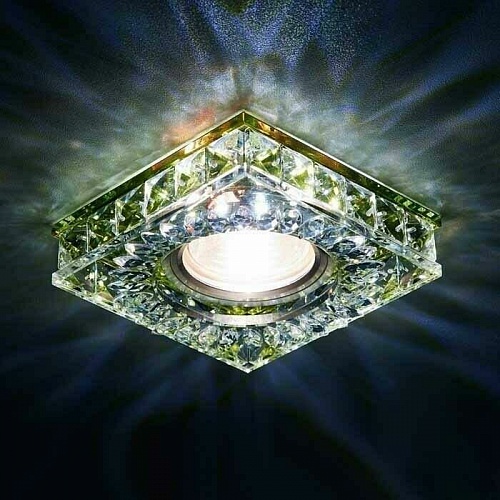 Встраиваемый светильник Ambrella light Crystal Led S251 GD