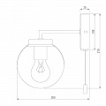 Бра Eurosvet Creek 70118/1 черный Бра Eurosvet Creek 70118/1 черный
