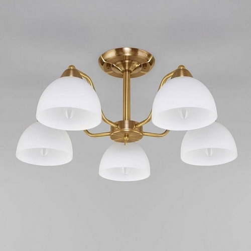 Потолочная люстра Eurosvet Carissa 30172/5 античная бронза