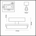 Подсветка для зеркал Odeon Light Fris 4618/4WL Подсветка для зеркал Odeon Light Fris 4618/4WL