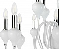Подвесная люстра iLamp Lady 88003-10+5 WH Подвесная люстра iLamp Lady 88003-10+5 WH