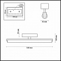 Подсветка для зеркал Odeon Light Fris 4618/12WL Подсветка для зеркал Odeon Light Fris 4618/12WL