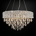 Подвесная люстра Eurosvet Kira 10115/8 хром/прозрачный хрусталь Strotskis Подвесная люстра Eurosvet Kira 10115/8 хром/прозрачный хрусталь Strotskis