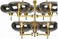 Подвесная люстра iLamp Rivoli 6607/12 GD Подвесная люстра iLamp Rivoli 6607/12 GD