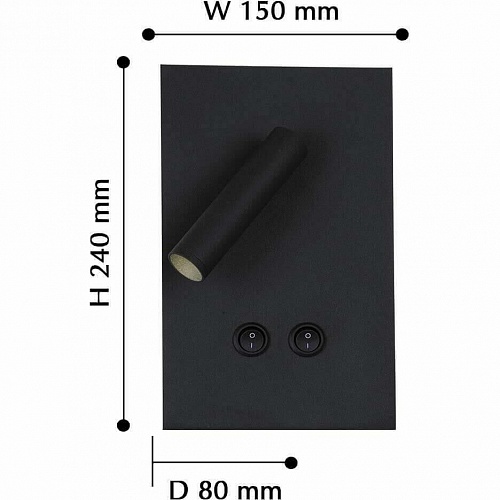 Светодиодный спот Favourite Illusio 2410-2W