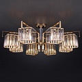 Потолочная люстра Eurosvet April 10117/8 золото/прозрачный хрусталь Strotskis Потолочная люстра Eurosvet April 10117/8 золото/прозрачный хрусталь Strotskis