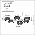 Потолочная люстра Lumion Noelle 4531/6C Потолочная люстра Lumion Noelle 4531/6C
