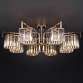 Потолочная люстра Eurosvet April 10117/8 золото/прозрачный хрусталь Strotskis Потолочная люстра Eurosvet April 10117/8 золото/прозрачный хрусталь Strotskis