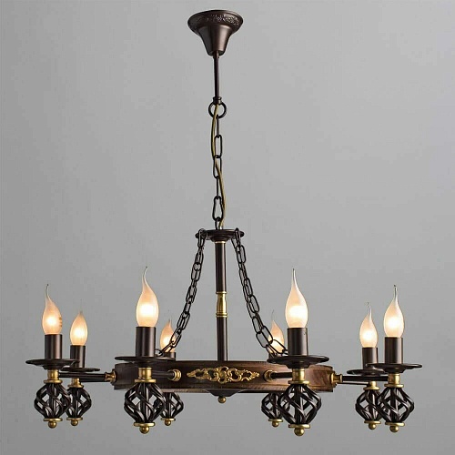 Подвесная люстра Arte Lamp Cartwheel A4550LM-8CK