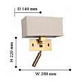 Бра Favourite Lectio 2225-2W Бра Favourite Lectio 2225-2W