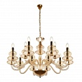 Подвесная люстра iLamp Mercury P9448-10+5 Gold Подвесная люстра iLamp Mercury P9448-10+5 Gold
