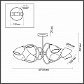Потолочная люстра Lumion Darlene 4532/8C Потолочная люстра Lumion Darlene 4532/8C