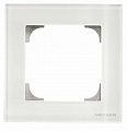 Рамка 1-постовая ABB Sky стекло белое 2CLA857100A3001 Рамка 1-постовая ABB Sky стекло белое 2CLA857100A3001
