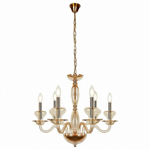 Подвесная люстра iLamp Mercury P9448-6 Gold