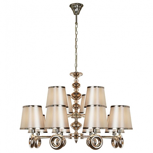 Подвесная люстра iLamp Brooklyn P2401-8+4 Nickel