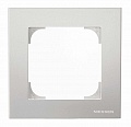 Рамка 1-постовая ABB Sky серебристый алюминий 2CLA857100A1301 Рамка 1-постовая ABB Sky серебристый алюминий 2CLA857100A1301