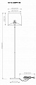 Торшер Arte Lamp Rodos A2589PN-1SS Торшер Arte Lamp Rodos A2589PN-1SS